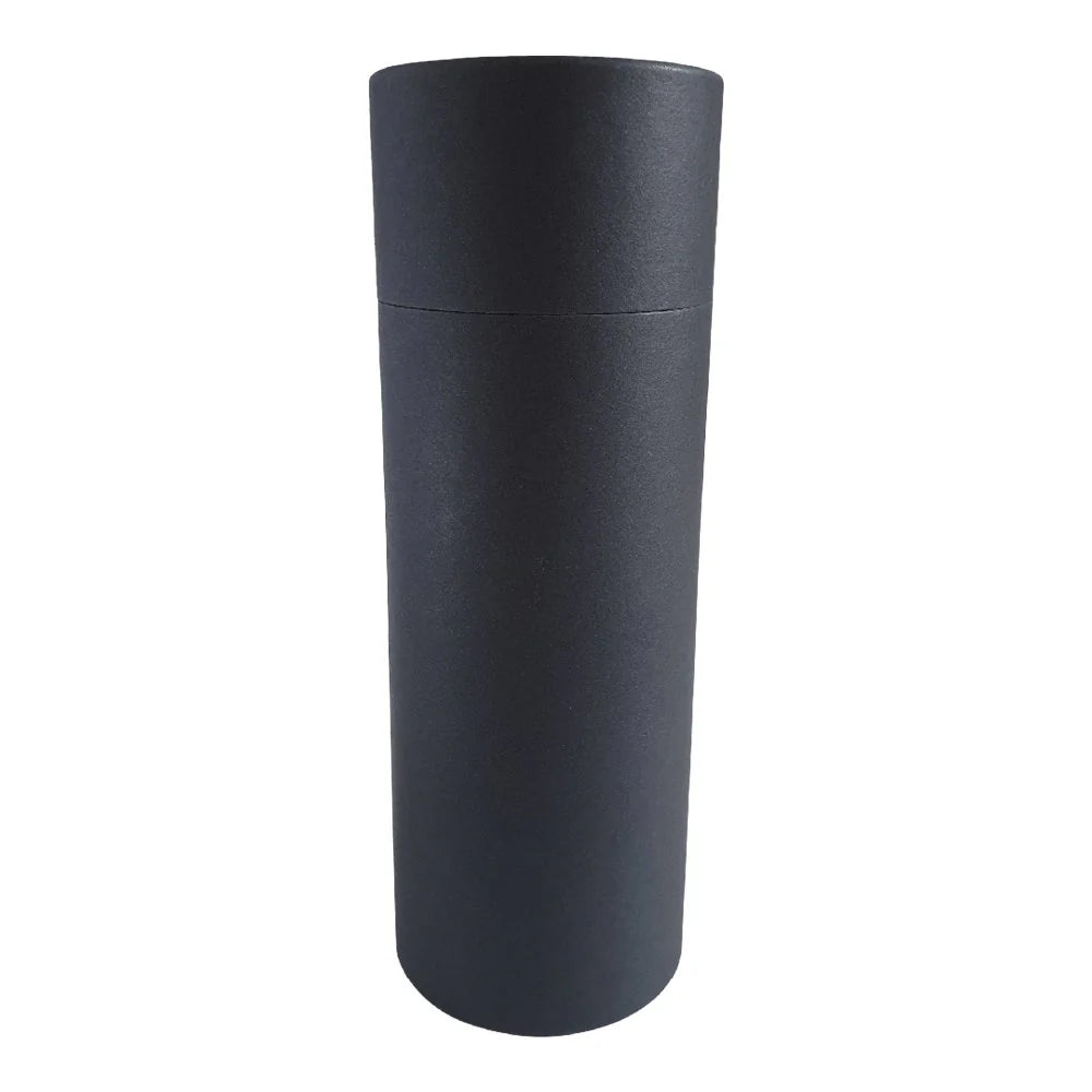 Embalagem tubo de papelão -  66*186 mm  (520 ml) - Preto/ Branco/Marrom Kraft (fosco)