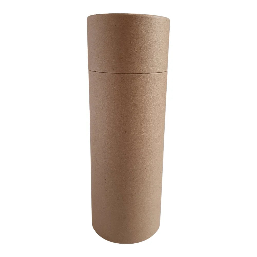 Embalagem tubo de papelão -  66*186 mm  (520 ml) - Preto/ Branco/Marrom Kraft (fosco)