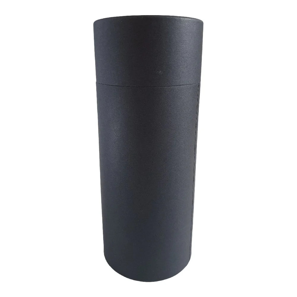 Embalagem tubo de papelão -  86x186 mm  (900 ml) - Preto/ Branco/Marrom Kraft (fosco)