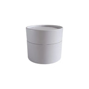 Embalagem Tubo Papelão -  76x76 mm (230 ml) - Kraft / Preto/ Branco