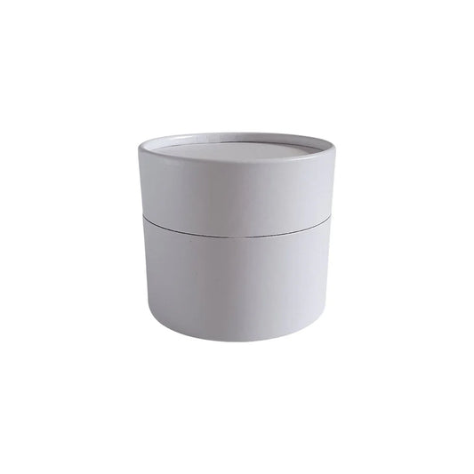 Embalagem tubo de papelão - 86x76 mm (300 ml) - Preto/ Branco/Marrom Kraft (fosco)