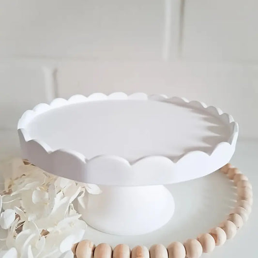 BP083MS - Molde de silicone - Prato de bolo com pé