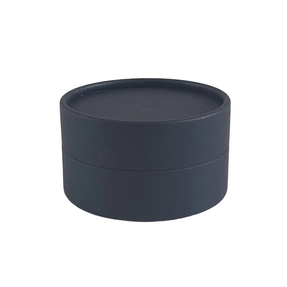 Embalagem de tubo de papelão 73x42 mm  (100 ml) -  com forro resistente à água - Kraft preto, branco e marrom