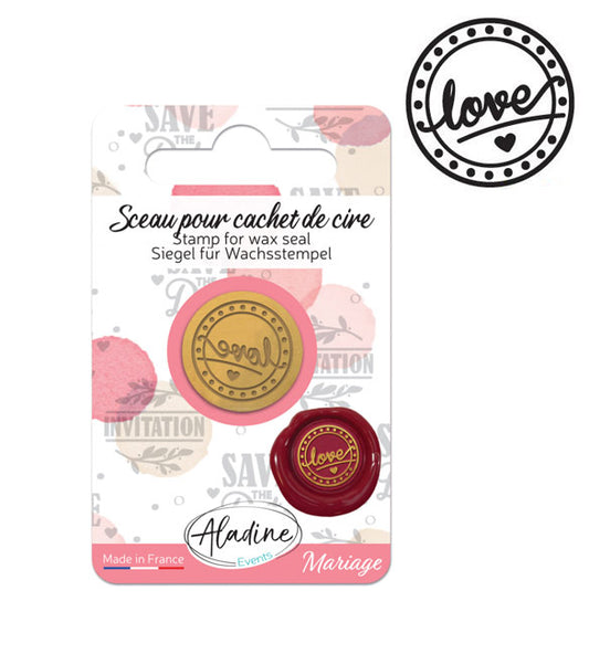 SINETE LOVE PARA CARIMBO ALADINE