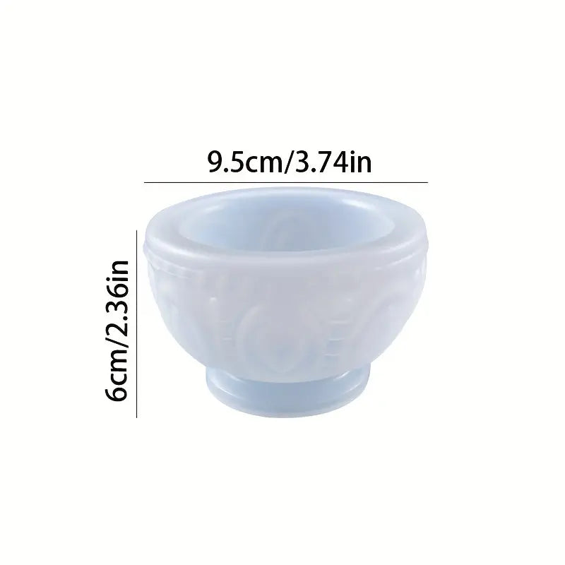 BP101MS - Molde de silicone para tigela em relev