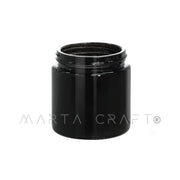 | Boião Vidro Ambar 100 ml | Preto brilhante | Tampa Opcional