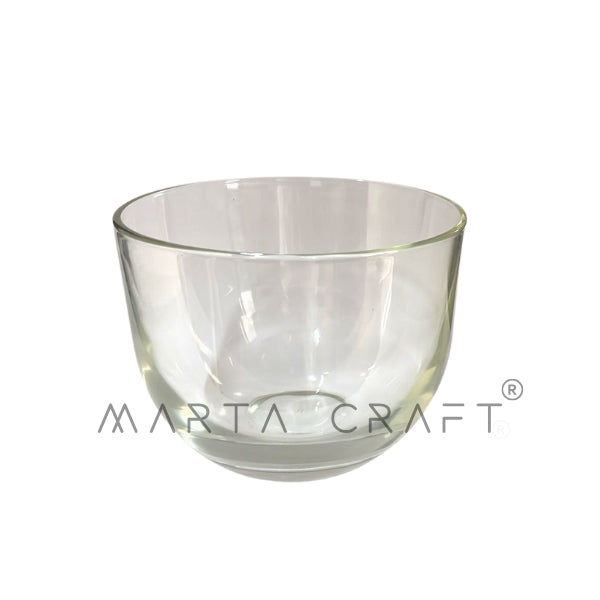 | Copo/Taça de Vidro fundo abaulado Transparente XL-   1000ML