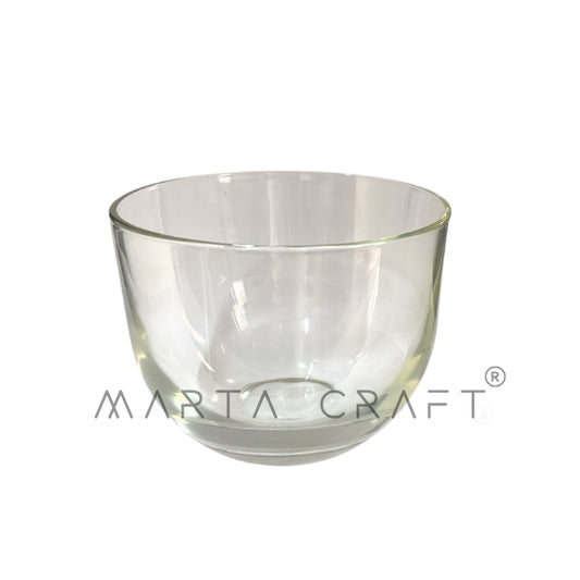 | Copo/Taça de Vidro fundo abaulado Transparente XL-   1000ML