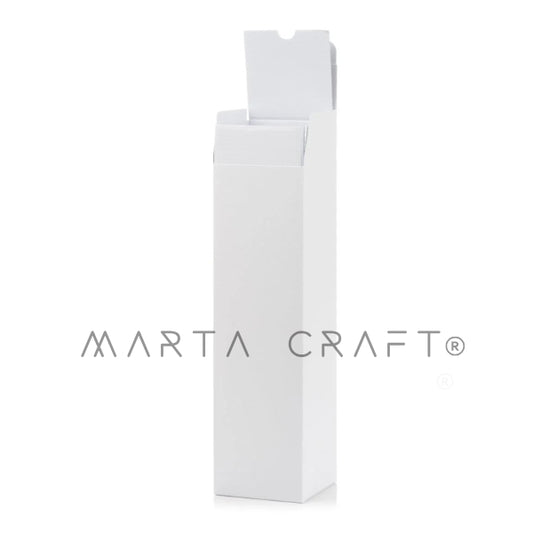 Caixas de papel couché com revestimento canelado - Difussor de varetas | Branco | 72*72*255 mm