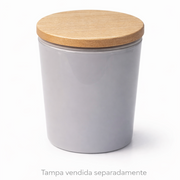 Copo de Vidro CIL Cinzento Brilhante vs Mate Fosco – 220 mL