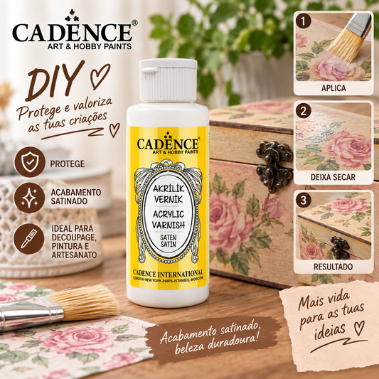 Verniz Acrílico Cadence Satinado 70 ml