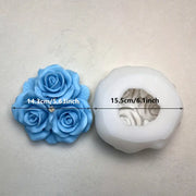 F109MS-  Molde Flor Rosa extra grande