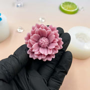 F017MS - Molde de Silicone Flor Dália
