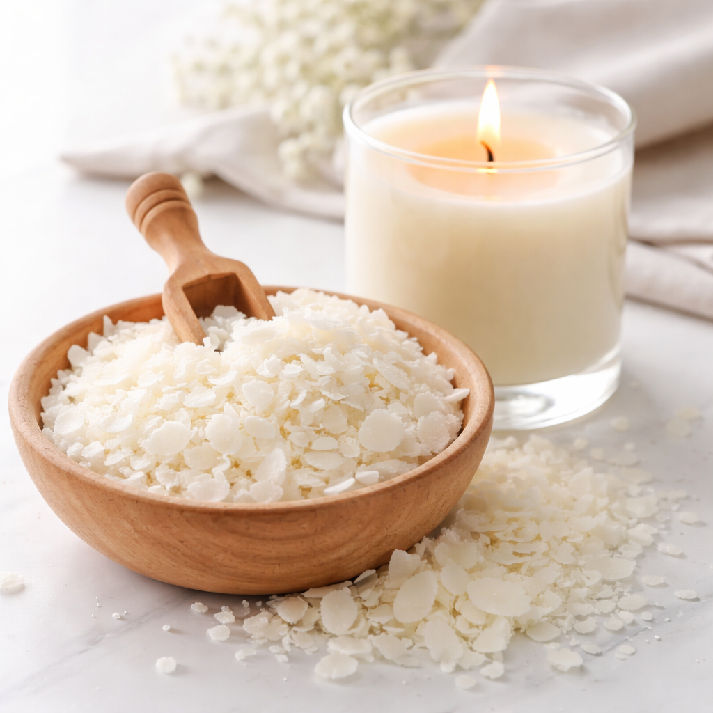♡ 08 - Cera de Soja | NATUREWAX C-3 | 51–55 ºC| Flocos 🟡 Recipiente standard (45–60º)