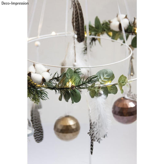 Flores de algodão ø 6cm - Cxa 6 Peças