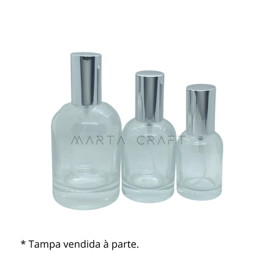 Frasco Vidro Transparente 50ml/100ml - Antibiotic