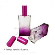 Frasco Vidro Transparente Perfume Pintado Azul/ Rosa - 100mL - Neck