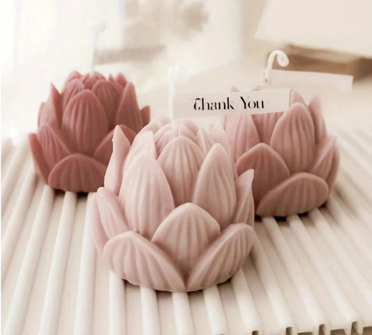 F068MS- Molde Flor formato de lótus