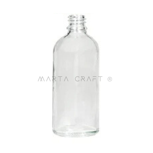 Frasco vidro transparente 100ml - 1 /12/48 unidades