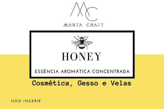 RV Essência aromática concentrada  para Velas e Sabonetes e Gesso - HONEY