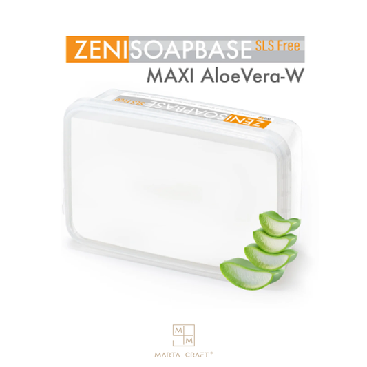 SOAP ALOE VERA - WHITE - 1 KG -Base de Sabonete de Aloe Vera - Opaca