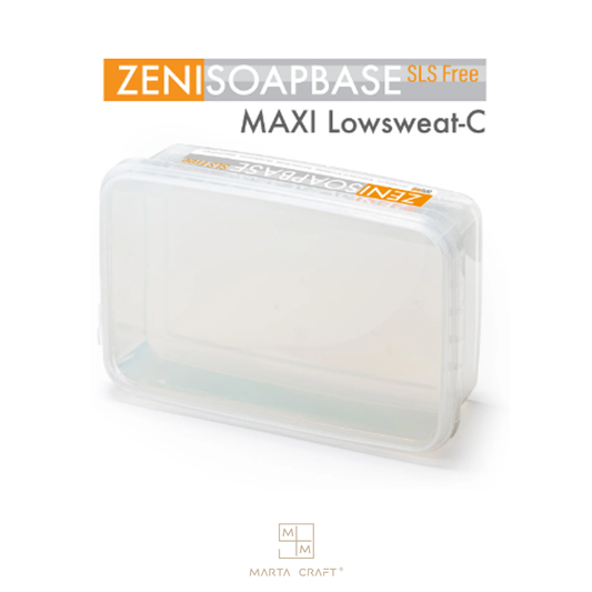 SOAP MAXI LOWSWEAT - CLEAR - 1 KG -Base de Sabonete de Glicerina - Transparente