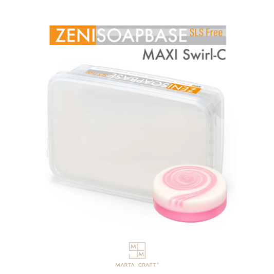 SOAP SWIRL - CLEAR - 1 KG -Base de Sabonete de Redemoinho - Transparente