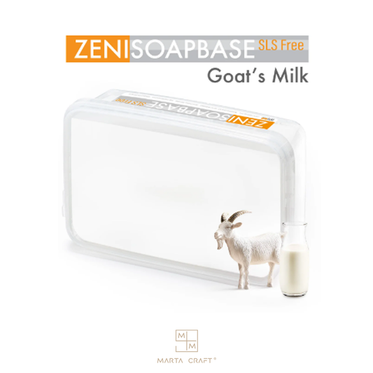 SOAP GOATSMILK WHITE - 1 KG -Base de Sabonete de Leite de Cabra - Opaca