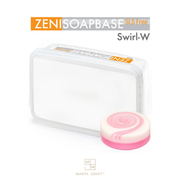 SOAP SWIRL - WHITE - 1 KG -Base de Sabonete de Redemoinho - Opaca