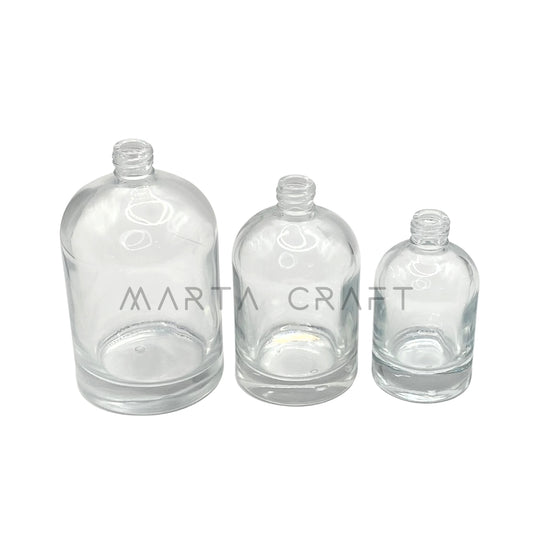 Frasco Vidro Transparente Perfume Antibiotic Rosca - 200mL- sem tampa