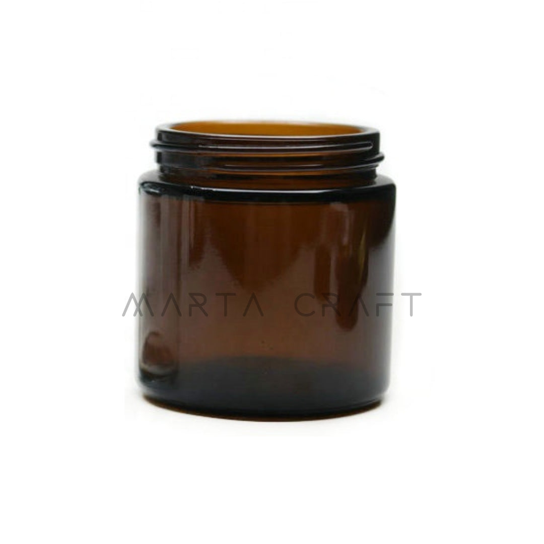 Boião Vidro Âmbar/Transparente 100 ml | Tampa Opcional (vendida separadamente) ou Sem Tampa