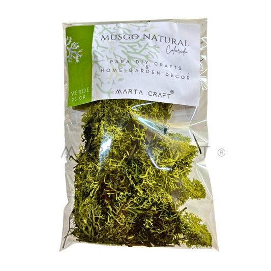 Musgo verde Natural  25 gr
