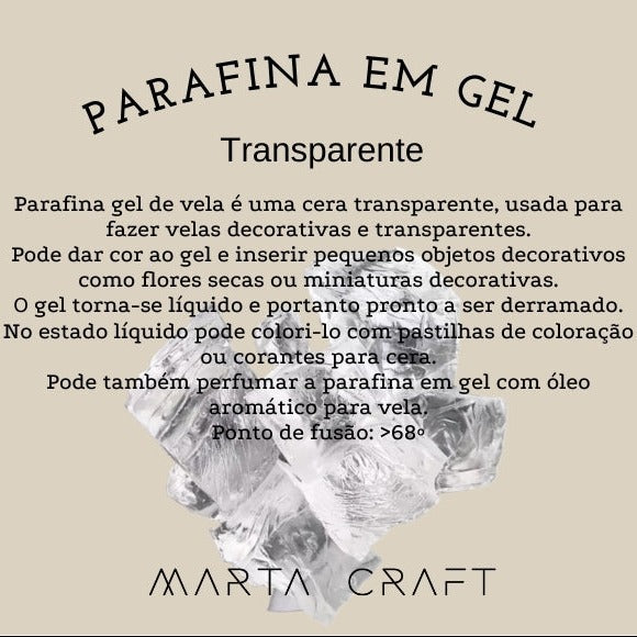 Parafina em Gel Transparente