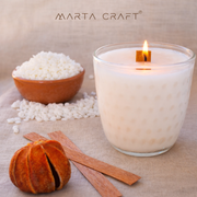 Pavio de Madeira Natural   "Wood Wick"