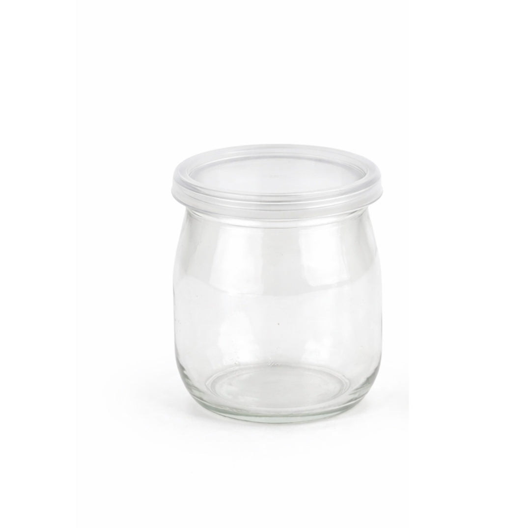 Copo de Vidro de Iogurte 14 cL | Tampas (Plástica e Termoselável)
