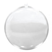 Bola Natal, Plástico, Cristal -Medalhão de plástico 1 unidade 100 mm Rayher