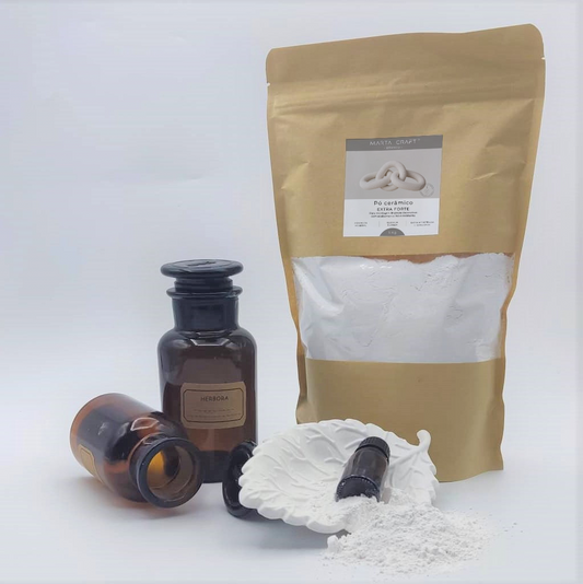 PO CERAMICO EXTRA FORTE 1KG BRANCO - MARTA CRAFT