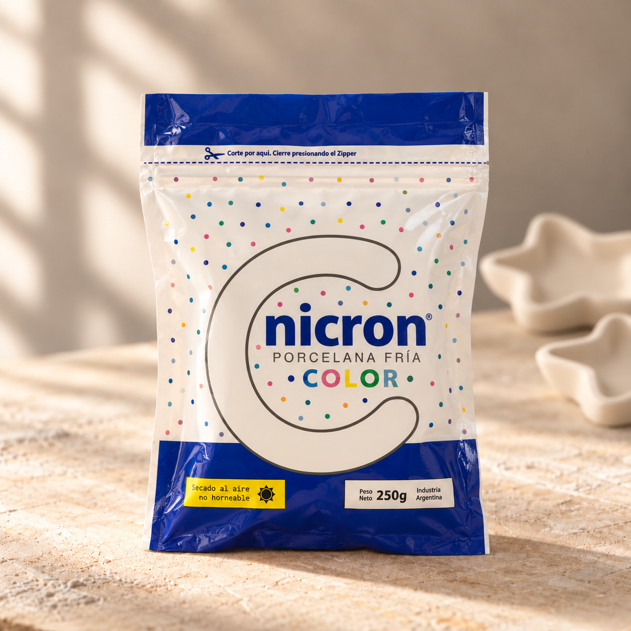 Porcelana Fria Nicron Color 250 g