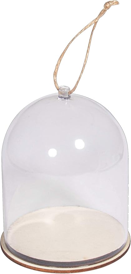 Cúpula | Capuz Plástico C/ Cordão Juta 11cm ø9cm
