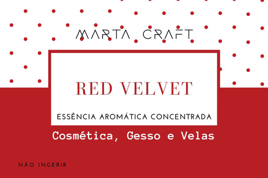 RV Essência aromática concentrada  para Velas e Sabonetes e Gesso - RED VELVET