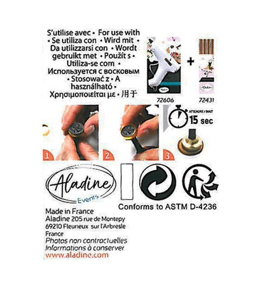 SINETE BOUQUET PARA CARIMBO ALADINE