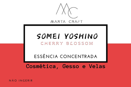 RV Essência aromática concentrada  para Velas e Sabonetes e Gesso -  SOMEI YOSHINO (Cherry Blossom)