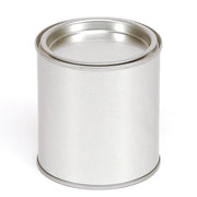 Lata de Metal Redonda Vazia  com tampa de pressão - 125 ml / 250 ml