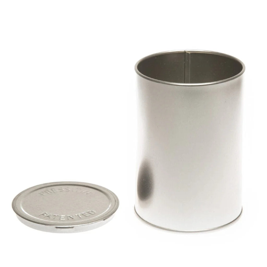 Lata redonda para conservas - Metal - Prata