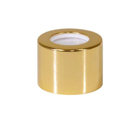 Tampa difusor mikado de rosca 24/410  alumínio lisa Prata/ Ouro/ Rose Gold
