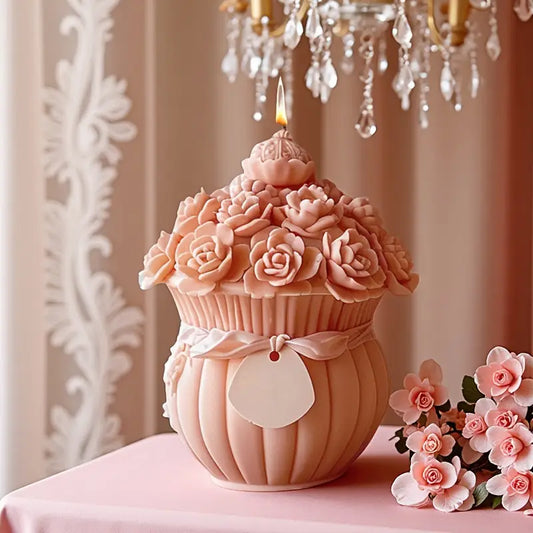 V029MS-  Molde Silicone Bouquet de Flores