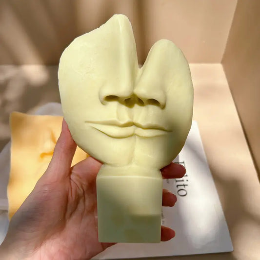 V030MS- Molde Silicone Rostos Abstratos