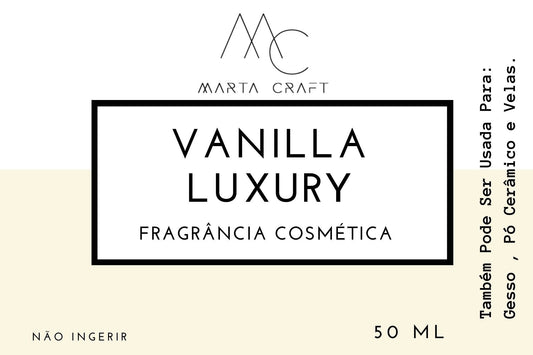 RV Essência aromática concentrada  para Velas e Sabonetes e Gesso - VANILLA LUXURY