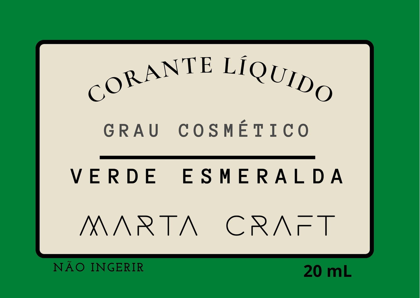 CORANTE LIQUIDO CONCENTRADO| GRAU COSMÉTICO | 20 mL