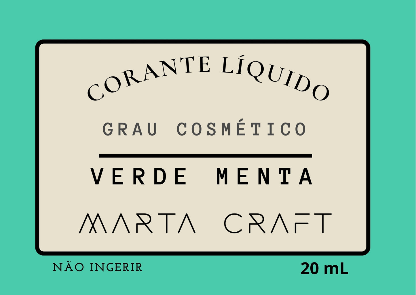 CORANTE LIQUIDO CONCENTRADO| GRAU COSMÉTICO | 20 mL